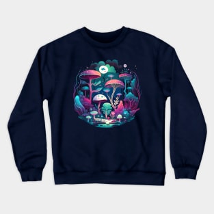 Magic Mushrooms Crewneck Sweatshirt